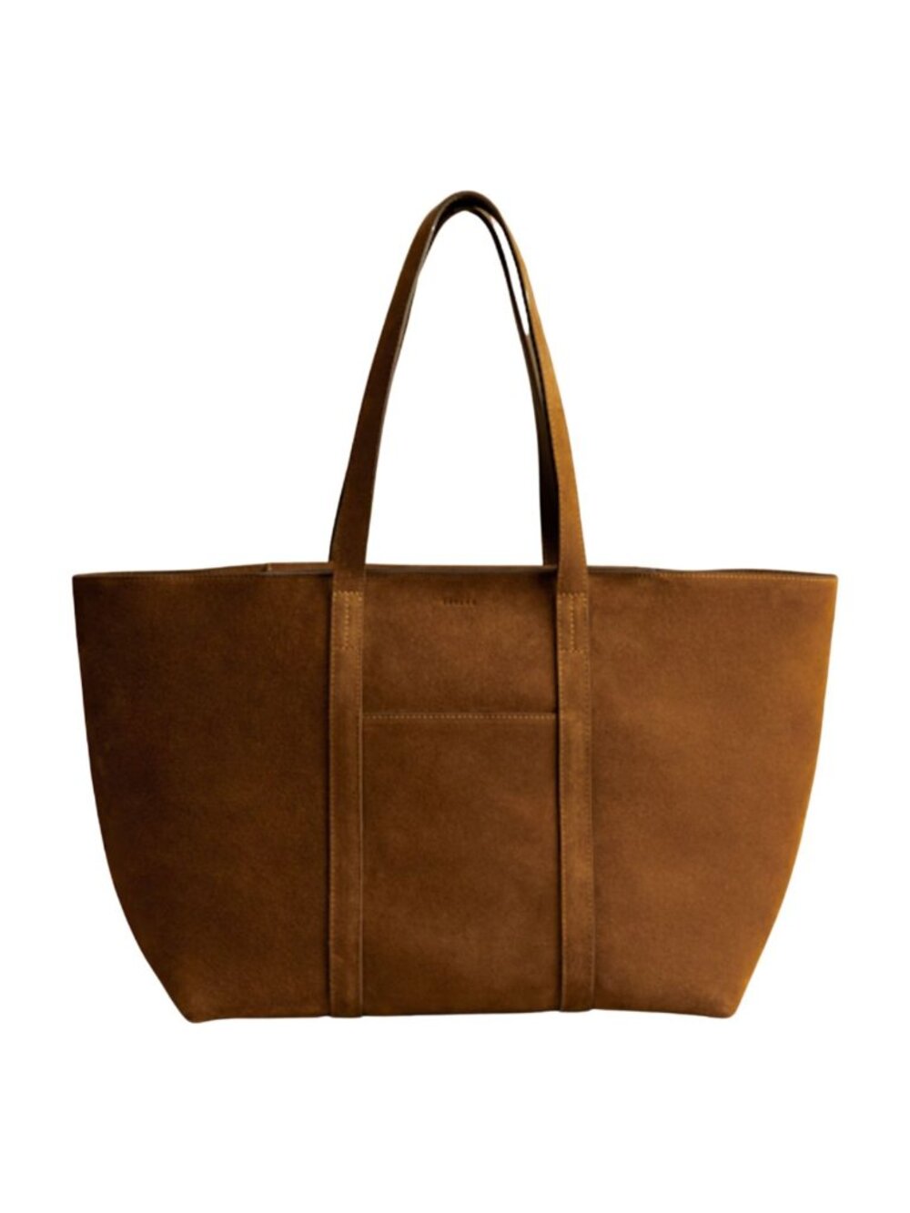 Sézane Gabin Leather Suede Taupe Tote Bag GUC $420
